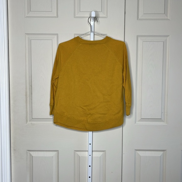 J.crew Merino Wool Mustard Ribbed Hem - Picture 6 of 10